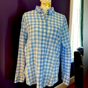 Fun gingham button down